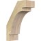 Ekena Millwork 4"W x 8"D x 12"H Merced Rough Sawn Knee Brace, Douglas Fir BRC04X08X12MRC00RDF - alternate 1